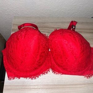 Elegant Red Lace Bra Victoria’s Secret